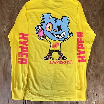 Buy Counterfeit Rock Music - Hyper Yellow T Shirt  Official Merch Size L • 8£