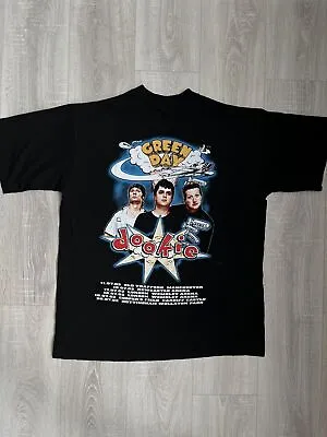 Buy Vintage Green Day T Shirt Dookie Album 2002 Tour Double-Side Logo Size XL • 142.56£
