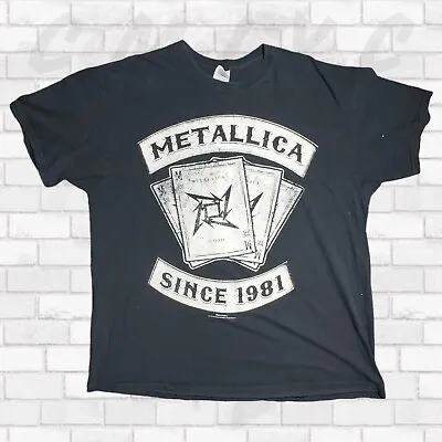 Buy Metallica Band Merch Rock Heavy Metal Men’s T-Shirt XL Vintage Graphic Print Y2K • 18.73£