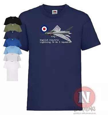 Buy English Electric Lightning T-shirt Cold War Aircraft RAF Jet Fighter Plane Kids • 9.99£