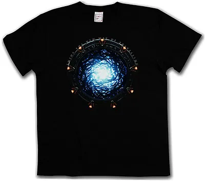 Buy STARGATE PORTAL T-SHIRT - Movie SG-1 TV Serie Infinity Stargate T-Shirt • 22.17£