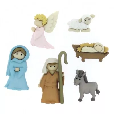 Buy Dress It Up Christmas Nativity Buttons  - Per Pack • 3.59£