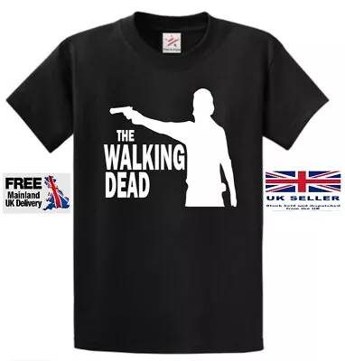 Buy Unofficial Rick Silhouette Adult T Shirt The Walking Dead TWD • 11£