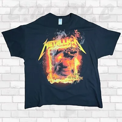 Buy Metallica Band Merch Rock Heavy Metal Men’s T-Shirt XXL Vintage Graphic Print • 18.56£