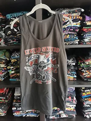 Buy Lynyrd Skynyrd Metal Rock Band Tour 1987 T-Shirt Tank Top Vest Sleeveless Womens • 20£