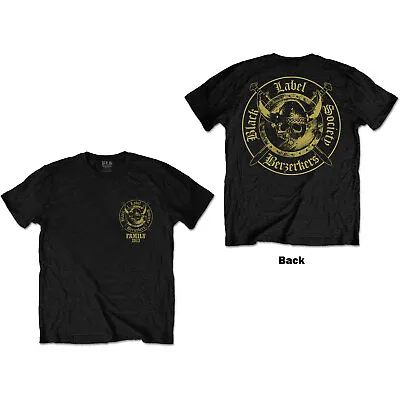 Buy BLACK LABEL SOCIETY  Unisex T- Shirt -Berzerkers (Back Print) -  Black  Cotton • 16.99£