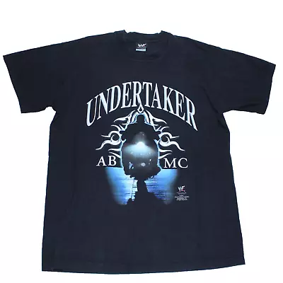 Buy Vintage WWF The Undertaker T Shirt Mens Large Black 2001 WWE Wrestling Motorbike • 149.99£