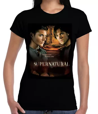 Buy SUPERNATURAL - TV Show - Womens Capsleeve T-Shirt / Demons, Ghosts • 18.95£