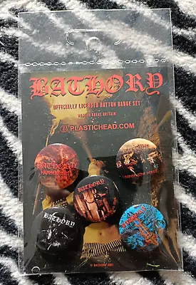 Buy Bathory (new) (gift) Badge Pack Official Band Merch (metal) • 6.75£