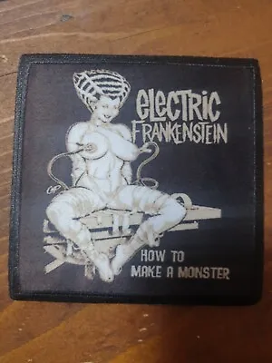 Buy SEXY ELECTRIC FRANKENSTEIN  Pinup Girl GOTH ROCK BIKER HOTROD SEW  IRON ON PATCH • 5.99£