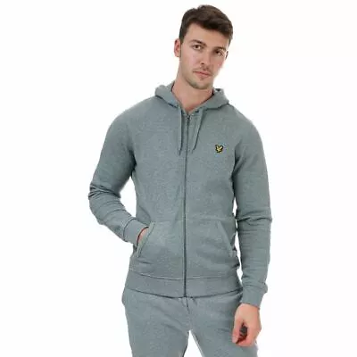 Buy Men's Lyle And Scott Full Zip Through Hoodie Jacket In Grey • 40£