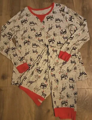 Buy Ladies WONDERSHOP Pajama PJ Set  Feeling Festive  Safari Animals Xmas, Plus XXL • 13.26£