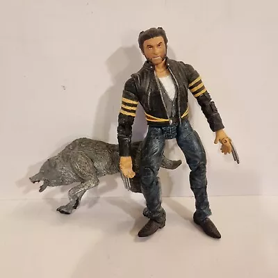 Buy X2 X-Men Wolverine Poseable 6  Action Figure Marvel 2003 Jacket Wolf • 19.99£
