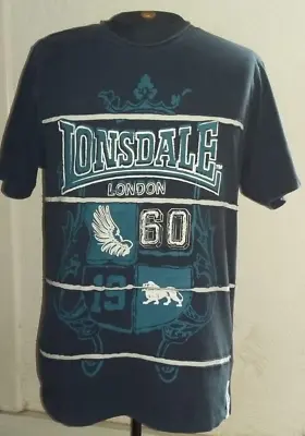 Buy Mens Lonsdale London 1960 100% Cotton T Shirt Size Large Nice Condition • 8.99£