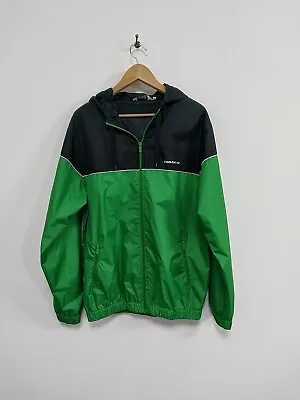 Buy Celtic FC Men's Lightweight Rain Jacket Size Large Green And Black Hooded • 14.99£