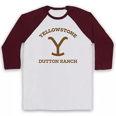 Buy Yellowstone National Park USA Montana John Dutton Ranch Rancher Baseball T-Shirt • 23.99£