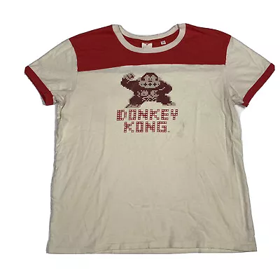 Buy Donkey Kong Retro Vintage Style Womens Shirt By Junk Food Size L • 12.02£