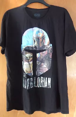 Buy Star Wars ' The Mandalorian ' T Shirt  Black 3XL Great Condition • 8.99£