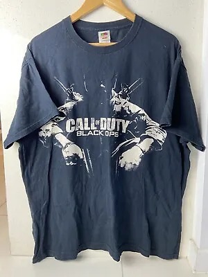 Buy Call Of Duty Black Ops T Shirt Vintage SZ XL Video Game 2010 Warfare Activision • 37.19£