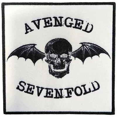 Buy AVENGED SEVENFOLD Patch: CLASSIC DEATHBAT NEGATIVE: Skull Bat Official Merch £pb • 4.25£