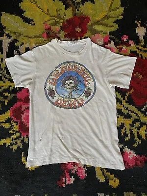 Buy Vintage Grateful Dead T Shirt Skull And Roses 1970-1980 • 275£