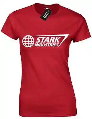 Buy Stark Industries Ladies T Shirt Funny Superhero Design Gamer Retro New Quality • 7.99£