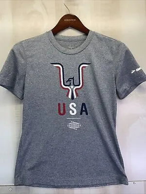 Buy Brooks Running Equilibrium Women’s SZ SM Gray USA   Print  T-Shirt-4708 • 14.25£