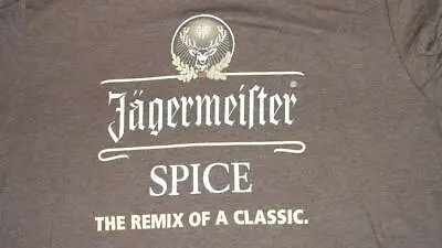 Buy JAGERMEISTER Spice Liquor RaRe Vintage New Brown Promo Large L T-Shirt • 37.92£