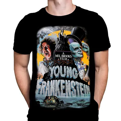 Buy YOUNG FRANKENSTEIN- Black T-Shirt - Sizes M - XXXL - Art / Horror / Comedy • 19.95£