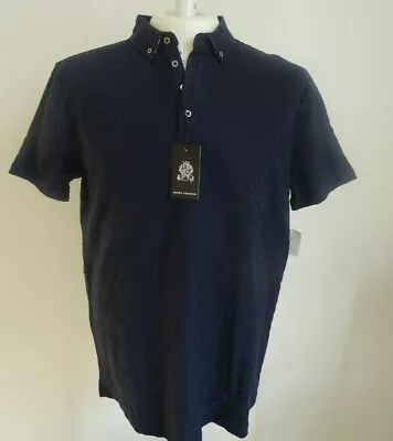 Buy Men's Guide London Navy Polo Tshirt Large Size Relaxed Fit Rrp £70 Bnwt • 39.99£
