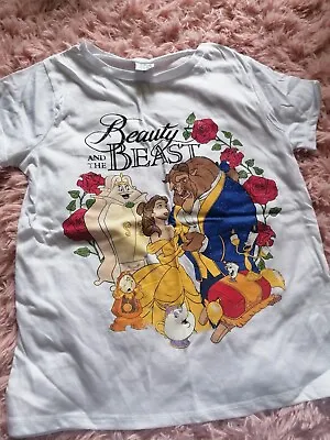 Buy Beauty And The Beast Size 8 Top Belle Mrs Potts Chip Lumiere • 7.99£