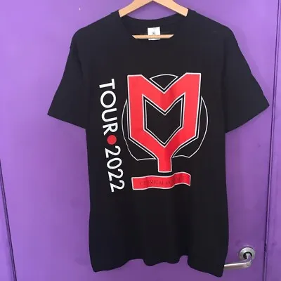 Buy My Chemical Romance MK Dons Graphic 2022 Tour T-Shirt Milton Keynes Medium Black • 49£