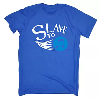 Buy Slave To Music - Mens Funny Novelty Gift Tee Top Shirts T Shirt T-Shirt Tshirts • 12.95£