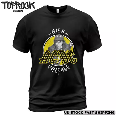 Buy AC/DC High Voltage Angus Young Men T-Shirt Rock Band Merch S-5XL Shirt • 19.07£