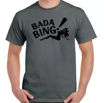 Buy Bada Bing T-Shirt Mens The Sopranos Inspired Movie Film Strip Club Stag Do • 10.45£