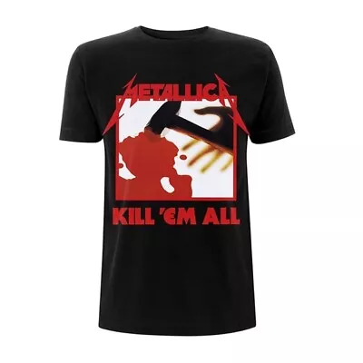 Buy METALLICA - KILL EM ALL TRACKS BLACK T-Shirt, Front & Back Print XX-Large • 20.09£