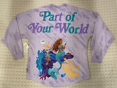 Buy Disney The Little Mermaid PART OF YOUR WORLD Spirit Jersey, XS, NWT, Ariel, Live • 54.62£