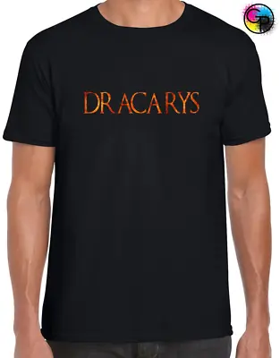 Buy Dracarys Fire Mens T Shirt Cool Game Of Khaleesi Design Queen Thrones Daenerys • 9.99£