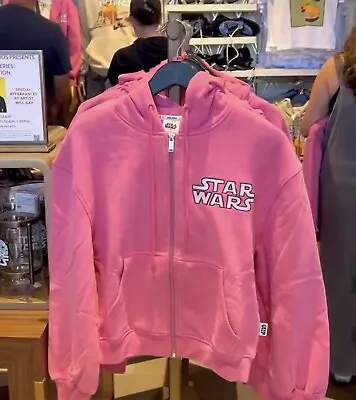 Buy 2024 Disney Star Wars Artist Series Will Gay Pink Zip Up Jacket Hoodie Adult XL • 110.44£