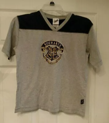 Buy Harry Potter Hogwarts Child Size Blue & Gray T-Shirt/Warner Brothers Store/10/12 • 7.67£