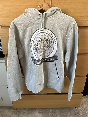 Buy Game Of Thrones House Stark Hoodie Grey Size Small • 5£