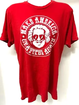 Buy Jerry Garcia , Make America Grateful Again, RED T-shirt- Large- FREE Shipping • 15.43£