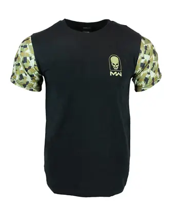 Buy Official Call Of Duty Modern Warfare Skull T-Shirt, Large Black Cotton T-Shirt • 9.99£