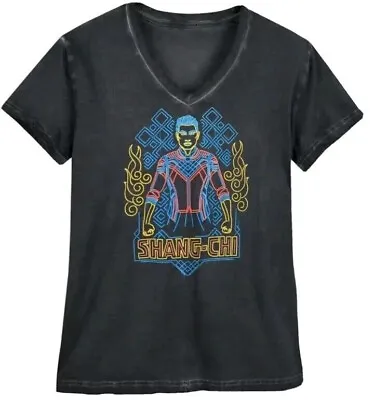 Buy NWT Disney Marvel Shang Chi Glow In Dark Legend Of The Ten Rings Ladies Shirt XL • 14.17£