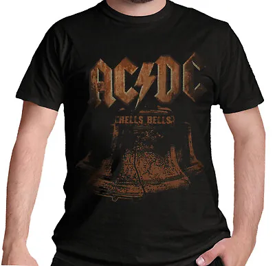 Buy AC DC T Shirt Hells Bells Official Logo Rock Band Album  S-2XL New • 14.95£