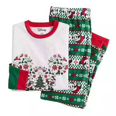 Buy Disney Mickey Mouse Men's Jammies For Families Holiday Party Mickey Pajamas • 24.56£