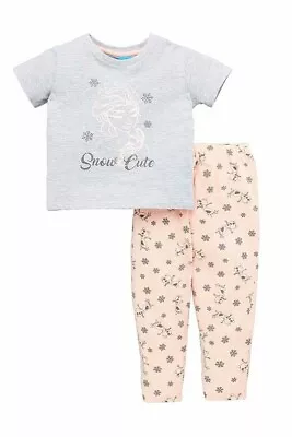 Buy Girls Frozen Pyjamas Elsa Olaf  Snow Cute PJ's 5-6 6-7 7-8 9-10 Years Disney • 8.50£