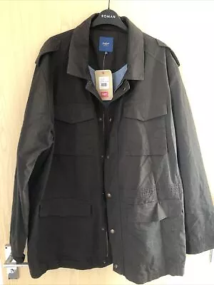 Buy Cotton Traders Mens Dark Khaki Utility Jacket 3XL BNWT • 26.99£