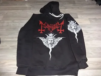 Buy Mayhem Hoodie Black Metal Morbid Darkthrone Venom Bathory Taake URN NZL Import • 82.52£