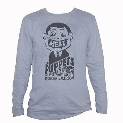 Buy Meat Puppets Grunge Punk Rock T-shirt Long Sleeve Grey Unisex S-2XL • 21.30£